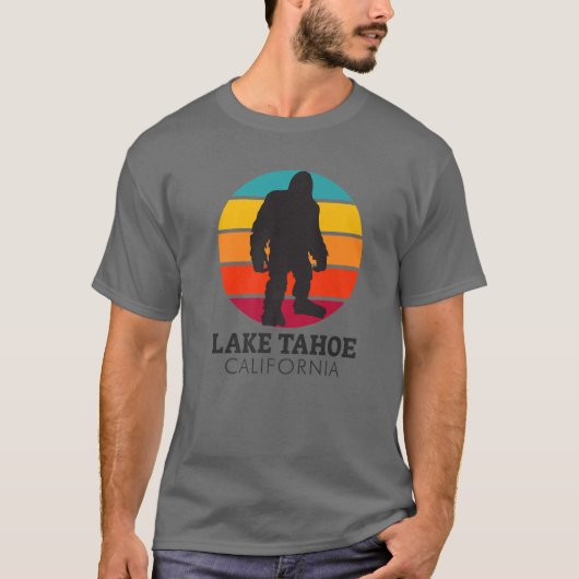Bigfoot Lake Tahoe California Sasquatch T-shirt (Voorkant)