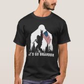 Bigfoot Laten we Brandon Camping gaan T-shirt (Voorkant)
