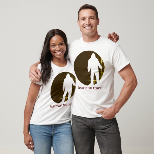 Bigfoot Leave No Trace T-shirt (Unisex)