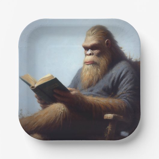 Bigfoot Leest Papieren Bordje (Voorkant)