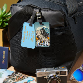 Bigfoot Liefde California Bagage Label Gemonogramm
