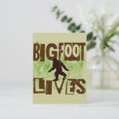 Bigfoot Lives Briefkaart (Staand voorkant)