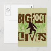 Bigfoot Lives Briefkaart (Voorkant / Achterkant)