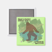 Bigfoot Lives Magneet (Voorkant / Achterkant)