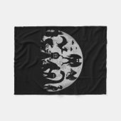 Bigfoot Loch Ness Monster Mothman And Aliens Funny Fleece Deken (Voorkant (Horizontaal))