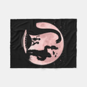 Bigfoot Loch Ness Monster Sasquatch Cat Ufo Funny  Fleece Deken (Voorkant (Horizontaal))
