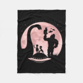 Bigfoot Loch Ness Monster Sasquatch Cat Ufo Funny  Fleece Deken (Voorkant)