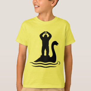 Bigfoot Loch Ness Monster T-shirt