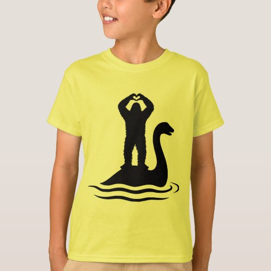 Bigfoot Loch Ness Monster T-shirt (Voorkant)