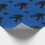 Bigfoot loopt zijn Scotty tegen het lopen Cadeaupapier (Hoek)