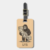Bigfoot Love Bagage Labels - Op Maat! (Voorkant verticaal)
