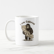 Bigfoot Loves California mok