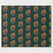 Bigfoot Lumberjack met AX Sasquatch Forester Fun Cadeaupapier (Vlak)