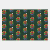 Bigfoot Lumberjack met AX Sasquatch Forester Fun Inpakpapier Vel (Voorkant 2)