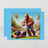 Bigfoot maaien briefkaart (Voorkant / Achterkant)