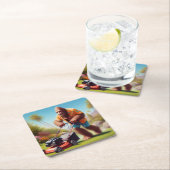 Bigfoot maaien kartonnen onderzetters (Insitu)