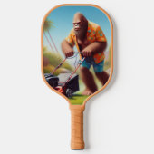 Bigfoot maaien pickleball paddle (Voorkant)