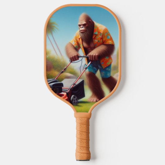 Bigfoot maaien pickleball paddle (Voorkant)