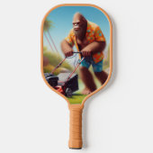 Bigfoot maaien pickleball paddle (Achterkant)