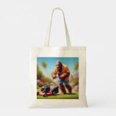 Bigfoot maaien tote bag (Achterkant)