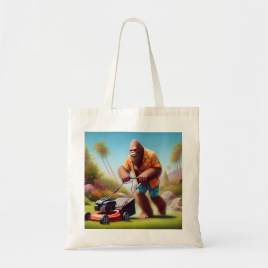 Bigfoot maaien tote bag (Voorkant)