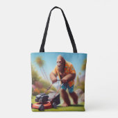 Bigfoot maaien tote bag (Achterkant)