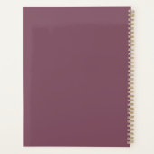 Bigfoot-meditatie Vrede Niet Panik Design Planner (Achterkant)