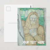 Bigfoot meme parodie briefkaart (Voorkant / Achterkant)
