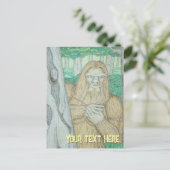 Bigfoot meme parodie briefkaart (Staand voorkant)