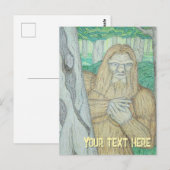 Bigfoot meme parodie briefkaart (Voorkant / Achterkant)