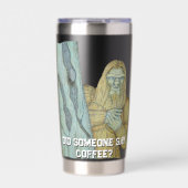 Bigfoot meme parodie geïsoleerde drinkbeker (Voorkant)