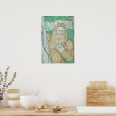 Bigfoot meme parodie poster (Keuken)