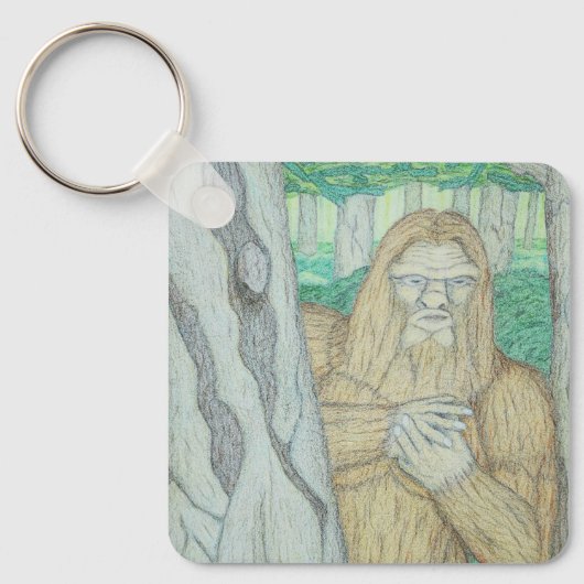Bigfoot meme parodie sleutelhanger (Voorkant)