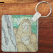 Bigfoot meme parodie sleutelhanger (Achterkant)