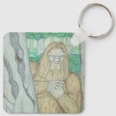 Bigfoot meme parodie sleutelhanger (Achterkant)