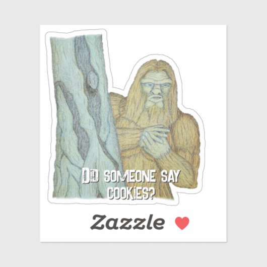 Bigfoot meme parodie sticker (Vel)