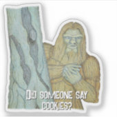 Bigfoot meme parodie sticker (Voorkant)