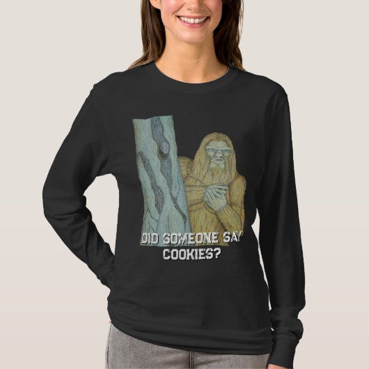 Bigfoot meme parodie t-shirt (Voorkant)