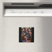 Bigfoot Merica Rock 4 juli Eagle 250 jaar Magneet (Insitu (Vaatwasser))