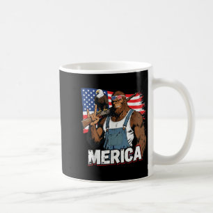 Bigfoot Merica USA Adelaar Amerikaanse Vlag Patrio Koffiemok
