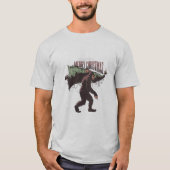 Bigfoot Merry Kerstmis T-shirt (Voorkant)
