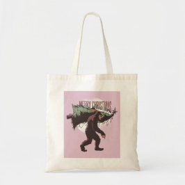 Bigfoot Merry Kerstmis Tote Bag