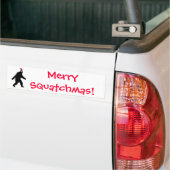 Bigfoot Merry Squatchmas! Bumpersticker (Op Truck)