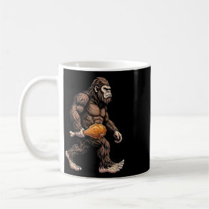 Bigfoot met kippenpoot Sasquatch liefhebber Koffiemok