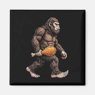 Bigfoot met kippenpoot Sasquatch liefhebber Magneet