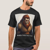 Bigfoot met rode ogen t-shirt (Voorkant)