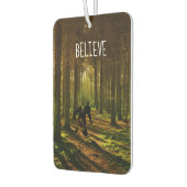 Bigfoot met Tennis Racquet in Forest Luchtverfrisser (Links)