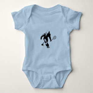 Bigfoot met Tennis Racquet Romper