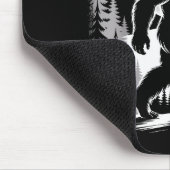 Bigfoot Moonlight Sasquatch Forest Cryptid Outdoor Muismat (Hoek)