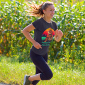 Bigfoot Morning Coffee Bigfoot Hair maakt het niet T-shirt